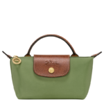 Le Pliage Original Pouch with handle Lichen