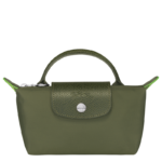 Le Pliage Green Pouch with handle Forest