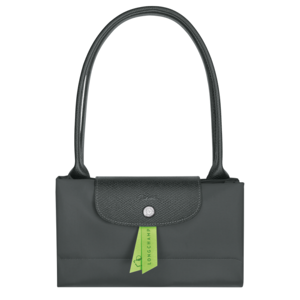 Le Pliage Green L Tote bag Graphite - Image 5