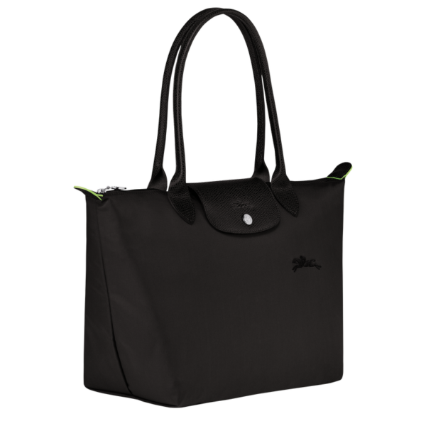 Le Pliage Green M Tote bag Black - Image 3