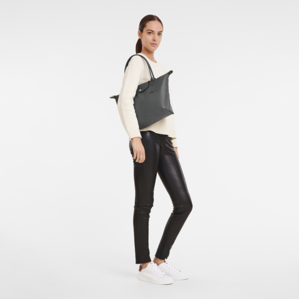 Le Pliage Green M Tote bag Graphite - Image 2