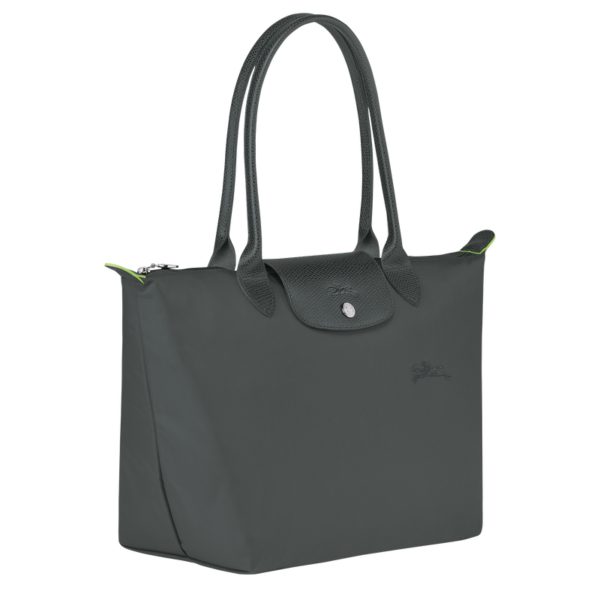 Le Pliage Green M Tote bag Graphite - Image 3