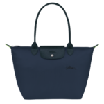 Le Pliage Green M Tote bag Navy
