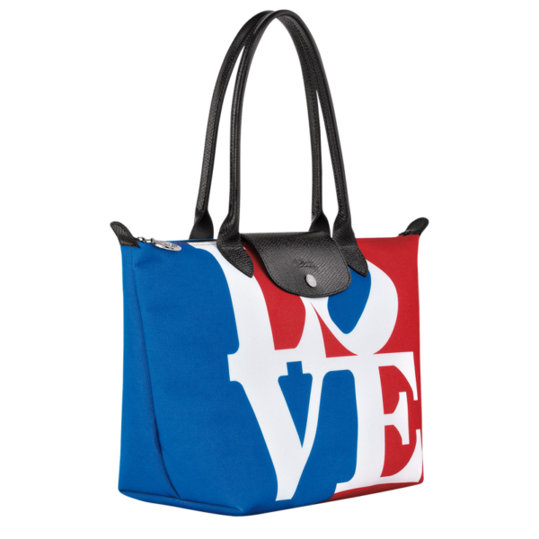 Longchamp x Robert Indiana M Tote bag White - Image 3