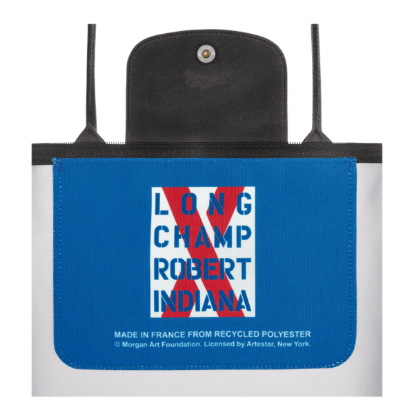 Longchamp x Robert Indiana M Tote bag White - Image 5
