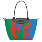 Longchamp x Robert Indiana M Tote bag Red