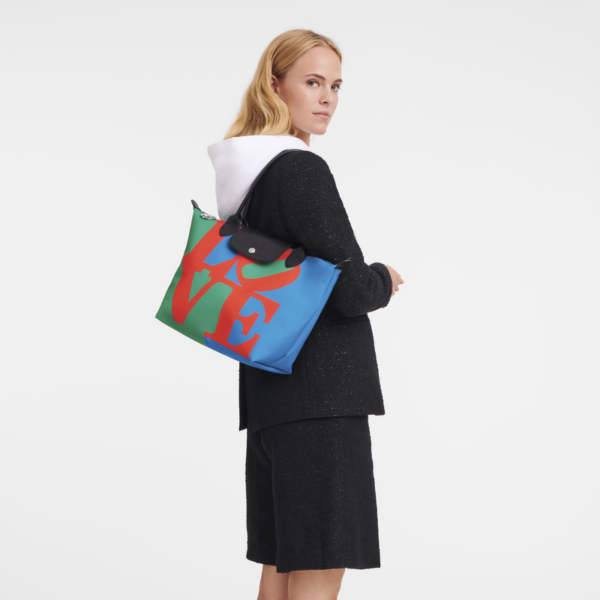 Longchamp x Robert Indiana M Tote bag Red - Image 2