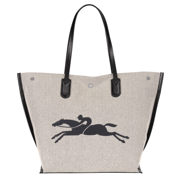 Essential L Tote bag Ecru - Image 4