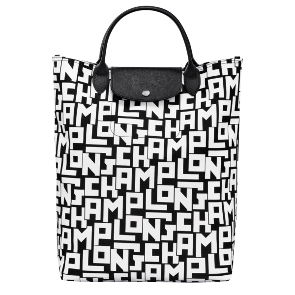 Le Pliage LGP M Tote bag Black/White