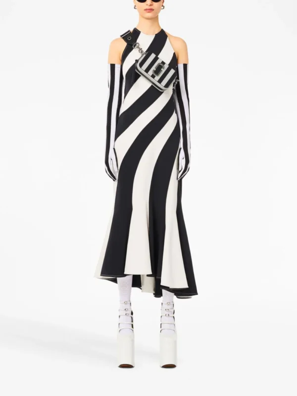 The Marc Jacobs Snapshot Cross-Body Bag Striped Black & White - Image 7