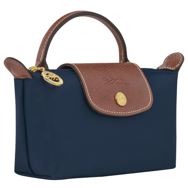 Le Pliage Original Pouch with handle Navy - Image 3