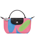 Longchamp x Robert Indiana Pouch Pink