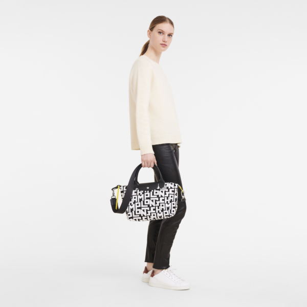 Le Pliage LGP S Handbag Black/White - Image 2
