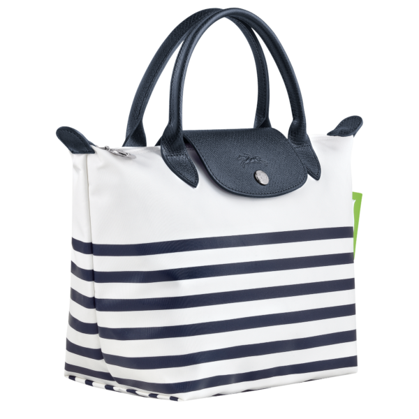 Le Pliage Collection S Handbag Navy/White - Image 3