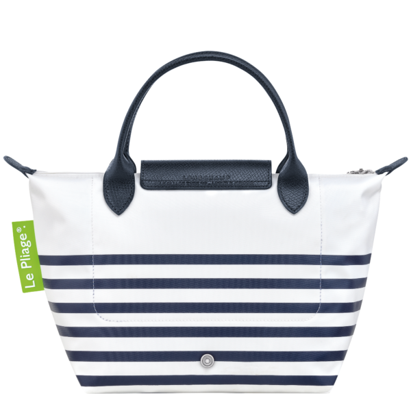 Le Pliage Collection S Handbag Navy/White - Image 4