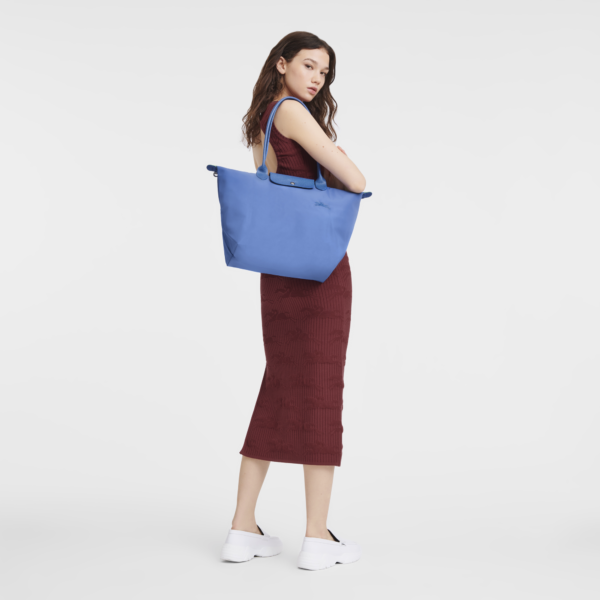 Le Pliage Green L Tote bag Cornflower - Image 2
