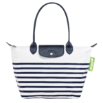 Le Pliage Collection M Handbag Navy/White