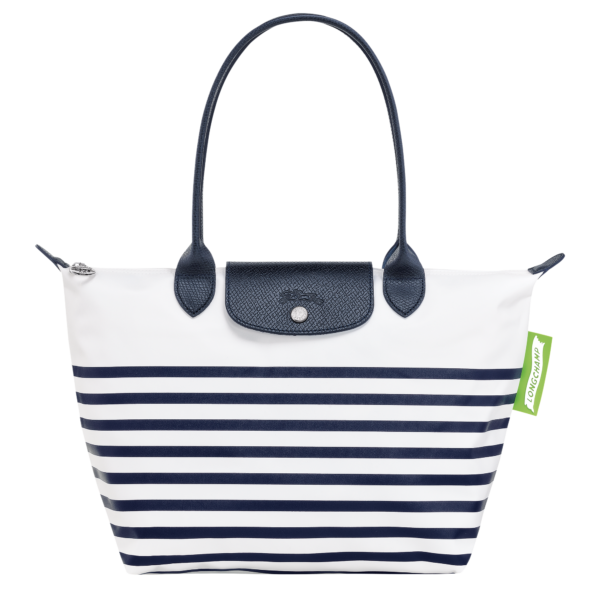 Le Pliage Collection M Handbag Navy/White