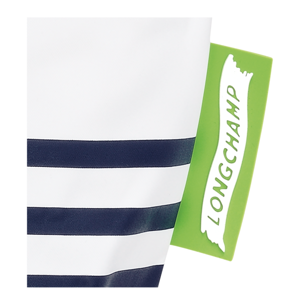 Le Pliage Collection M Handbag Navy/White - Image 5