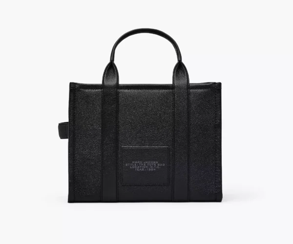 The Marc Jacobs Medium Tote Bag Leather Black - Image 4