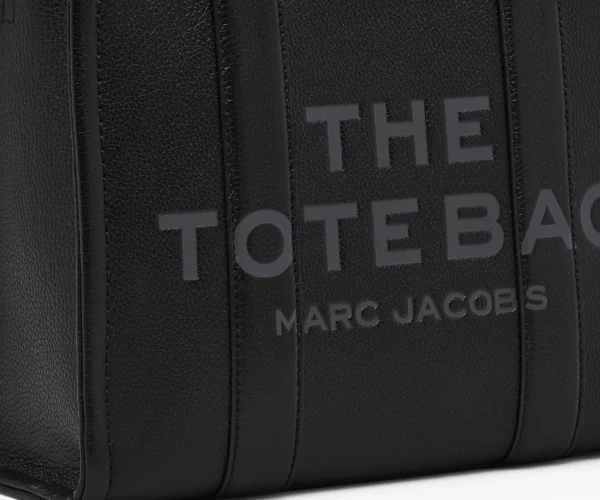 The Marc Jacobs Medium Tote Bag Leather Black - Image 7