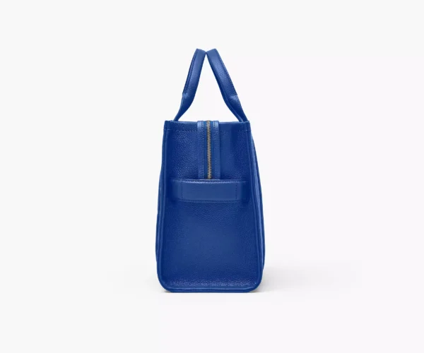 The Marc Jacobs Medium Tote Bag Leather Cobalt - Image 3