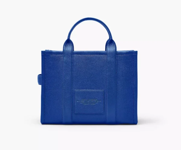 The Marc Jacobs Medium Tote Bag Leather Cobalt - Image 4