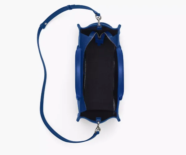 The Marc Jacobs Medium Tote Bag Leather Cobalt - Image 5