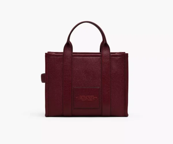 The Marc Jacobs Medium Tote Bag Leather Cherry - Image 4