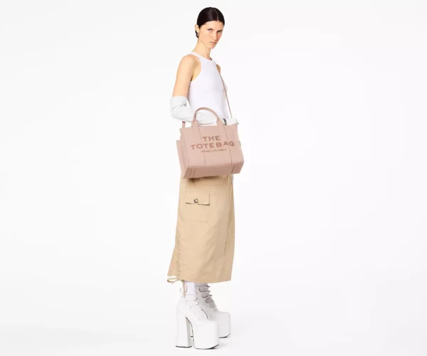 The Marc Jacobs Medium Tote Bag Leather Rose - Image 2