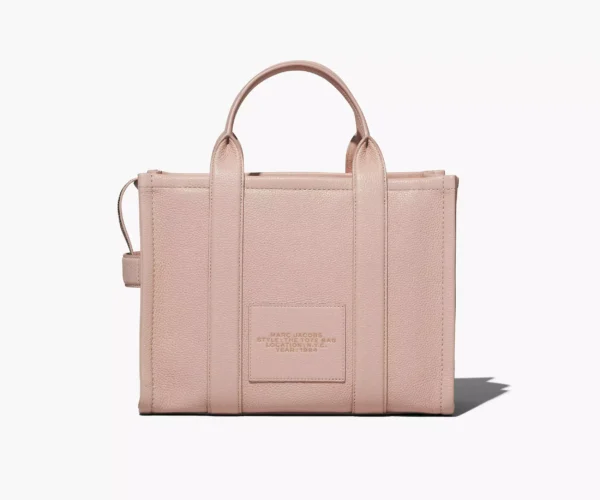 The Marc Jacobs Medium Tote Bag Leather Rose - Image 6