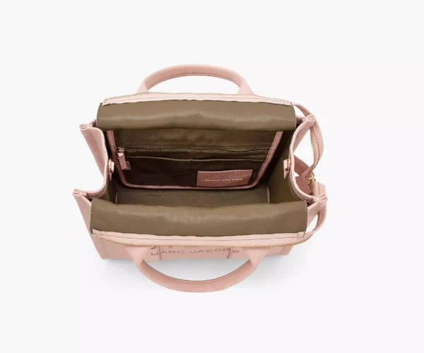 The Marc Jacobs Medium Tote Bag Leather Rose - Image 7