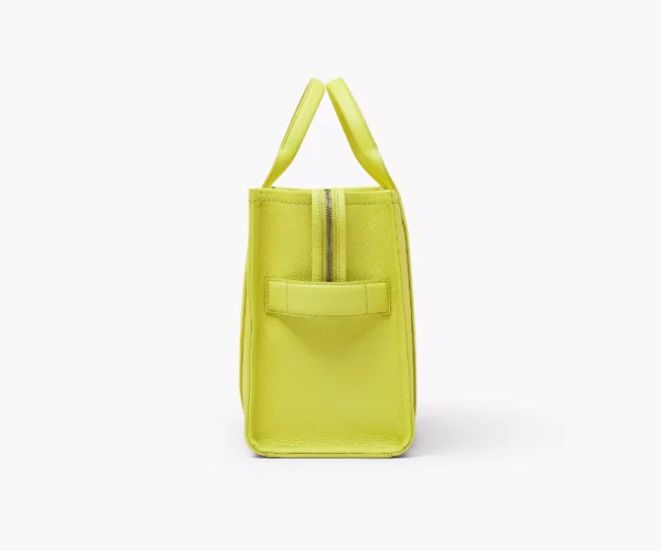 The Marc Jacobs Medium Tote Bag Leather Limoncello - Image 3