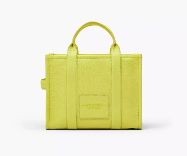 The Marc Jacobs Medium Tote Bag Leather Limoncello - Image 4