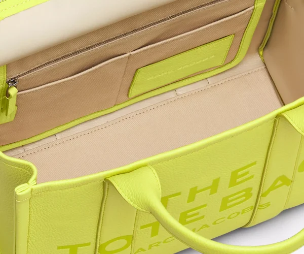 The Marc Jacobs Medium Tote Bag Leather Limoncello - Image 6