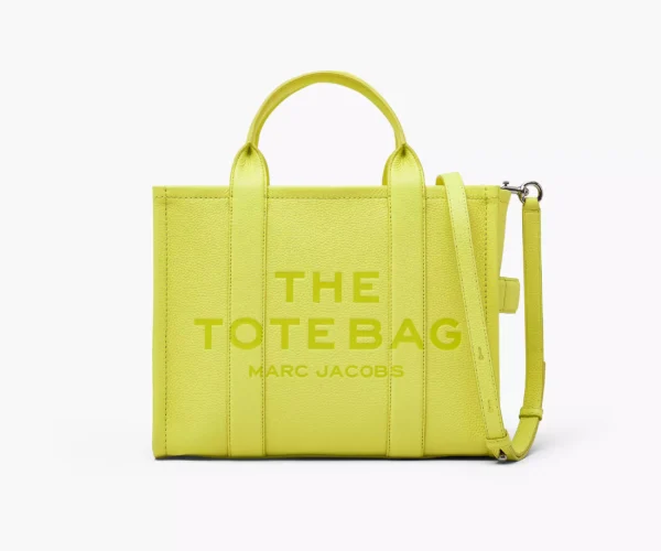 The Marc Jacobs Medium Tote Bag Leather Limoncello