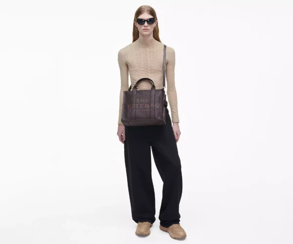 The Marc Jacobs Medium Tote Bag Leather Ganache - Image 9