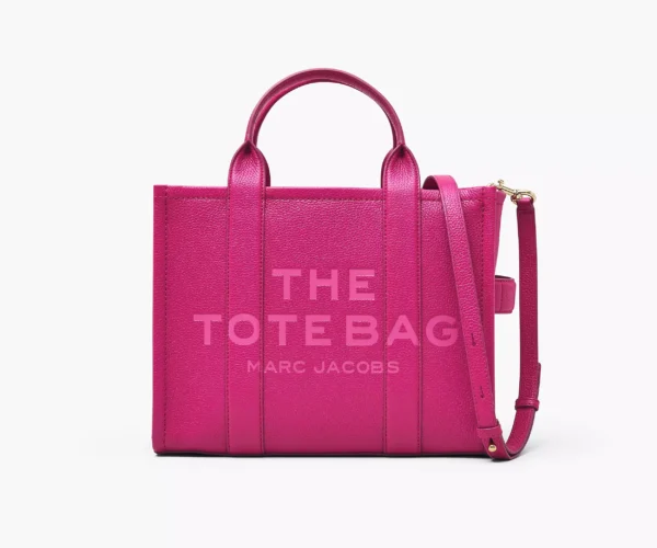 The Marc Jacobs Medium Tote Bag Leather Lipstick Pink