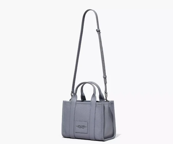 The Marc Jacobs Small Tote Bag Leather Wolf Grey - Image 3