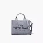 The Marc Jacobs Small Tote Bag Leather Wolf Grey