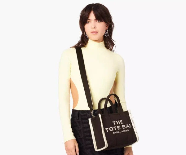 The Marc Jacobs Small Tote Bag Jacquard Black - Image 2