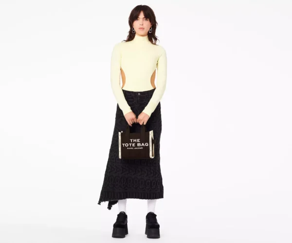 The Marc Jacobs Small Tote Bag Jacquard Black - Image 4