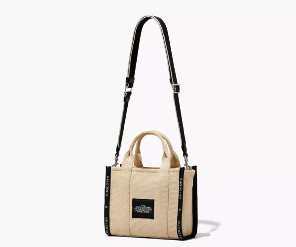 The Marc Jacobs Small Tote Bag Jacquard Warm Sand - Image 3