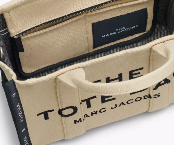 The Marc Jacobs Medium Tote Bag Jacquard Warm Sand - Image 6