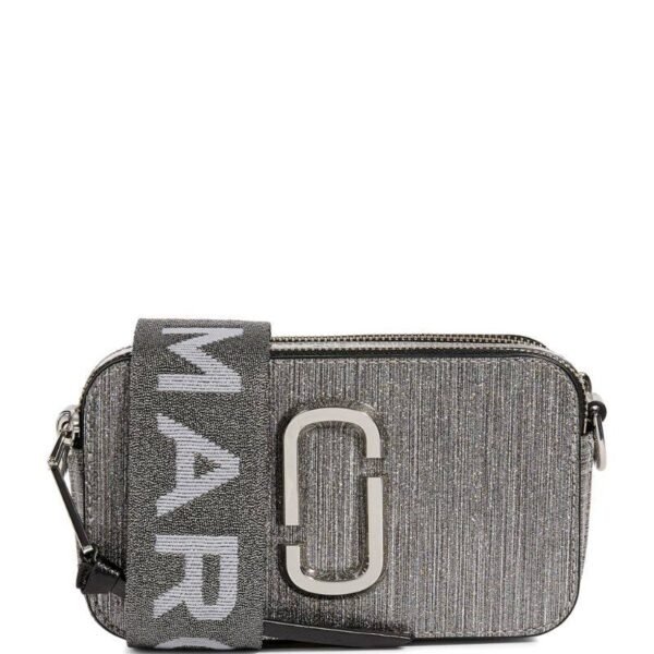 The Marc Jacobs Snapshot Cross-Body Bag Glitter Silver