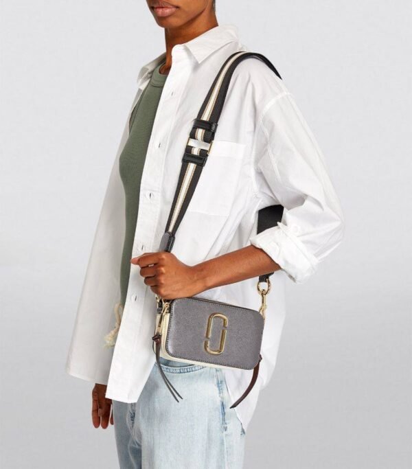 The Marc Jacobs Snapshot Cross-Body Bag Colorblock Shadow Grey/Multi - Image 5