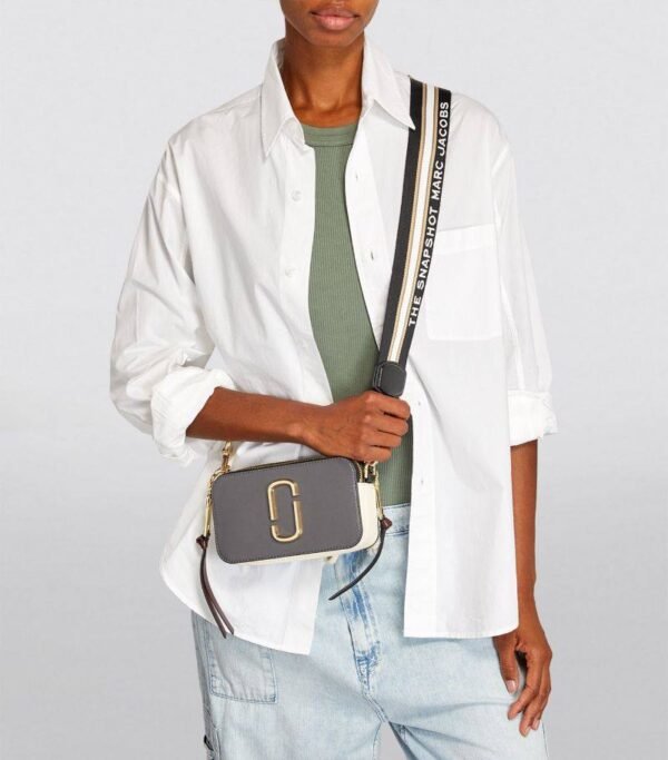 The Marc Jacobs Snapshot Cross-Body Bag Colorblock Shadow Grey/Multi - Image 2
