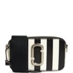 The Marc Jacobs Snapshot Cross-Body Bag Striped Black & White