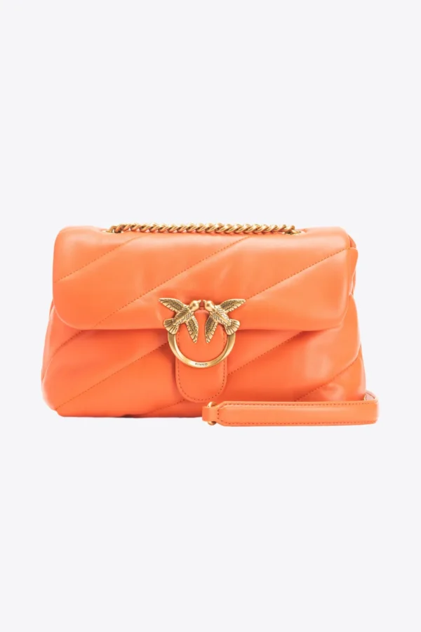 Classic Love Bag Puff Maxi Quilt ORANGE-ANTIQUE GOLD
