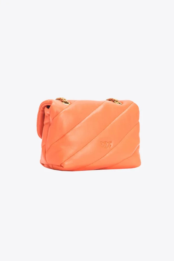 Mini Love Bag Puff Maxi Quilt ORANGE-ANTIQUE GOLD - Image 2